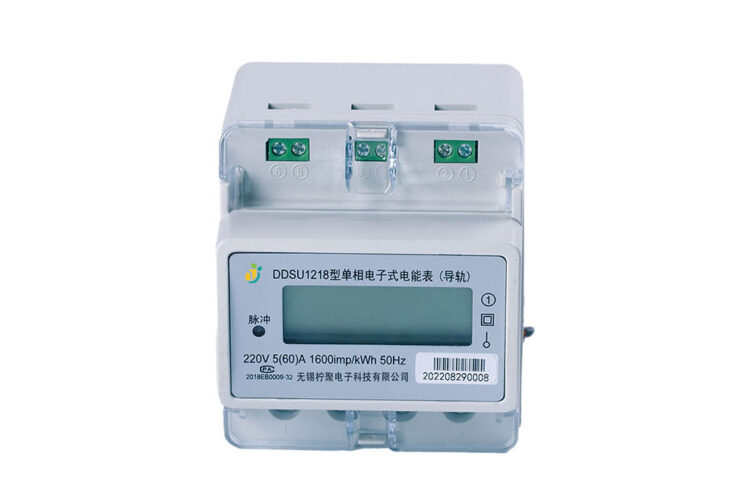 一进二出单相导轨式智能电表