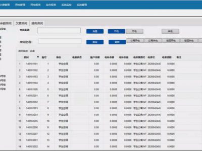 校舍智慧用电系统软件